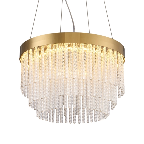 Lampa wisząca GLORIA LED kryształowa złota 40 cm ST-DL8510 Step into Design
