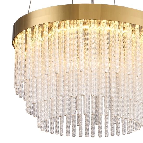 Lampa wisząca GLORIA LED kryształowa złota 40 cm ST-DL8510 Step into Design