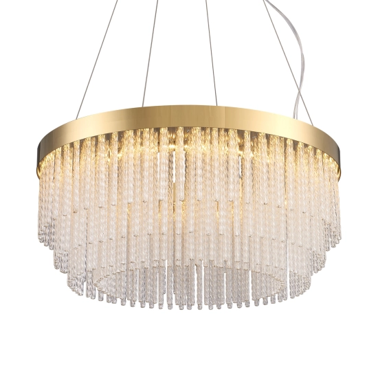 Lampa wisząca GLORIA LED kryształowa złota 60 cm ST-DL8511 Step into Design