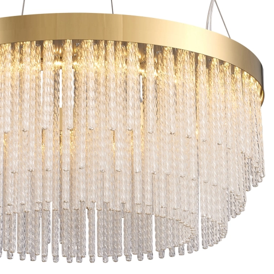 Lampa wisząca GLORIA LED kryształowa złota 60 cm ST-DL8511 Step into Design