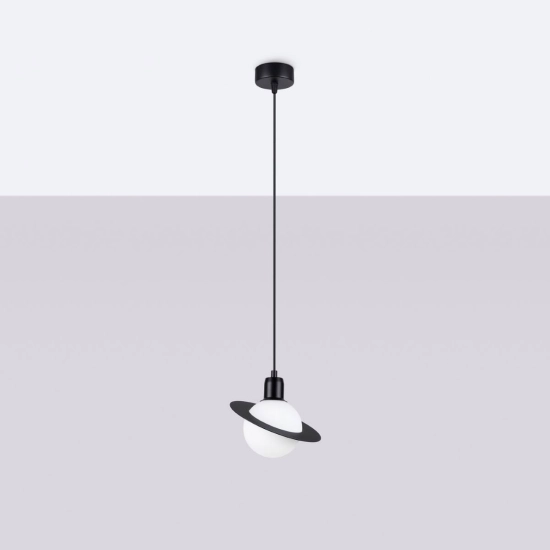 Lampa wisząca HYPERION 1 czarny SL.1358 SOLLUX LIGHTING