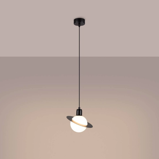 Lampa wisząca HYPERION 1 czarny SL.1358 SOLLUX LIGHTING