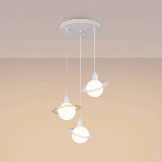 Lampa wisząca HYPERION 3P biały SL.1357 SOLLUX LIGHTING