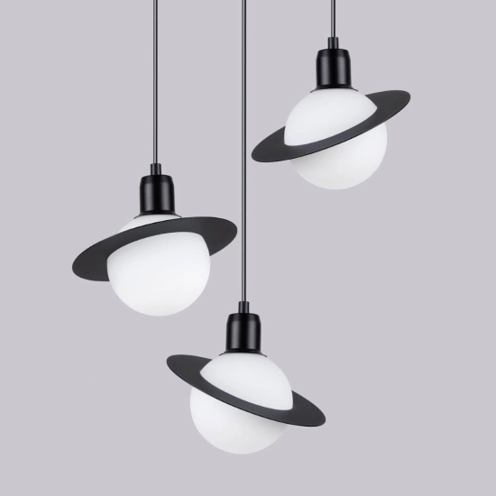 Lampa wisząca HYPERION 3P czarny SL.1359 SOLLUX LIGHTING