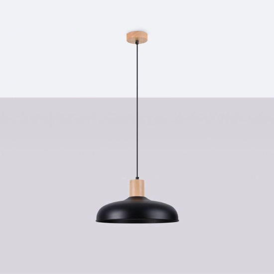 Lampa wisząca INDY czarna SL.1324 SOLLUX LIGHTING