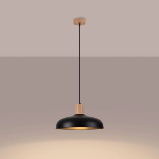 Lampa wisząca INDY czarna SL.1324 SOLLUX LIGHTING
