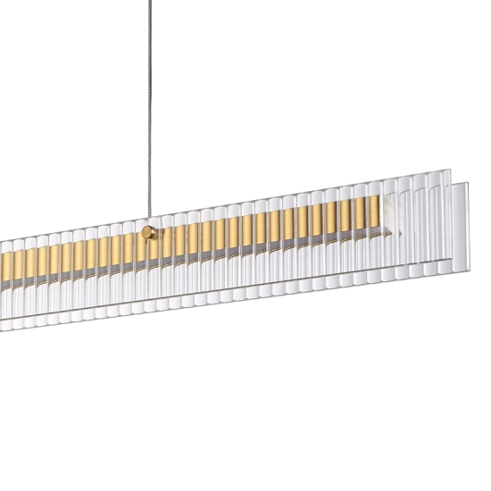 Lampa wisząca LONGIN-120 LED złoty 120 cm ST-10538P-L120 Step into design