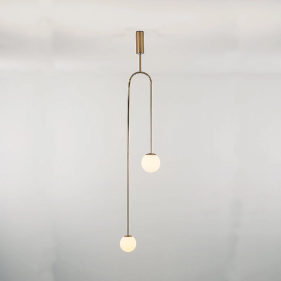 Lampa wisząca LOOP złota 123 cm ST-8928S brass Step into design