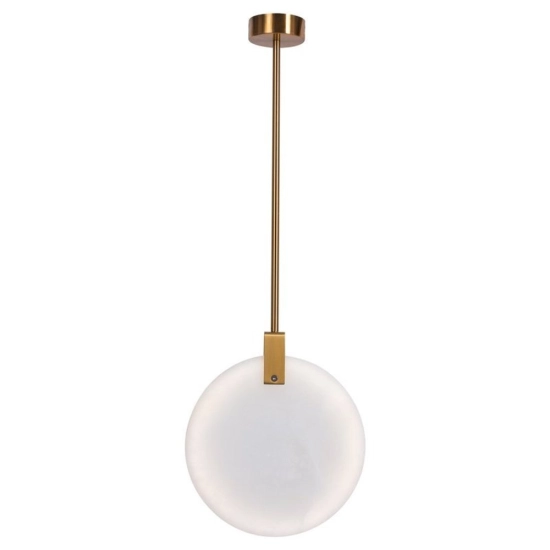Lampa wisząca MARBLE LED marmurowo złota 24 cm ST-8950-24 Step into design