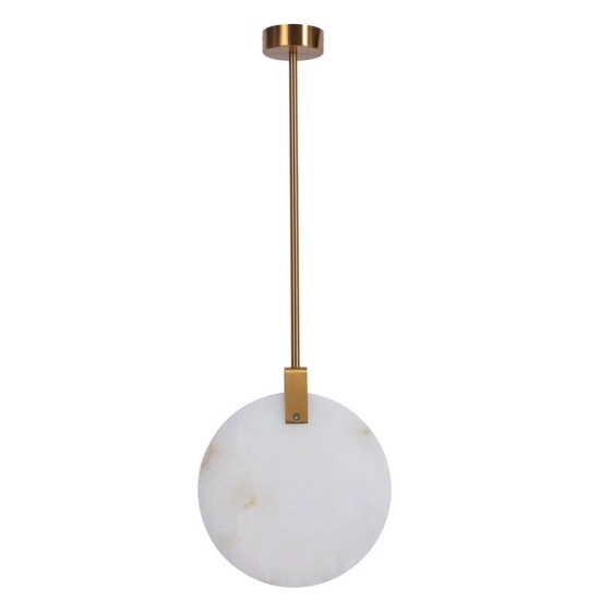 Lampa wisząca MARBLE LED marmurowo złota 24 cm ST-8950-24 Step into design