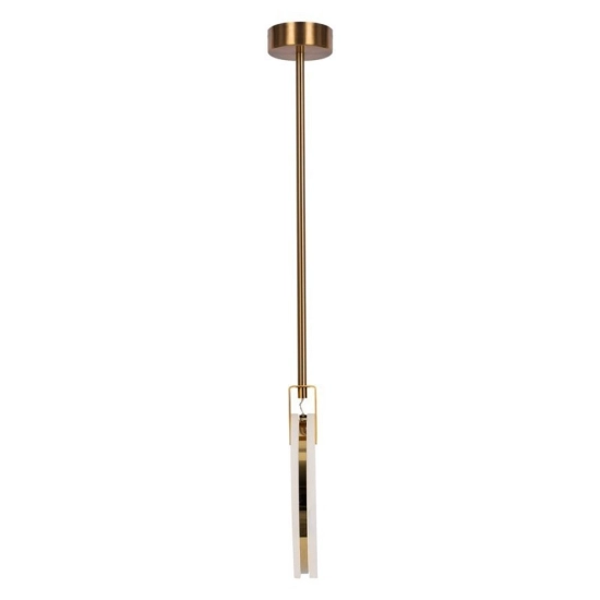 Lampa wisząca MARBLE LED marmurowo złota 24 cm ST-8950-24 Step into design