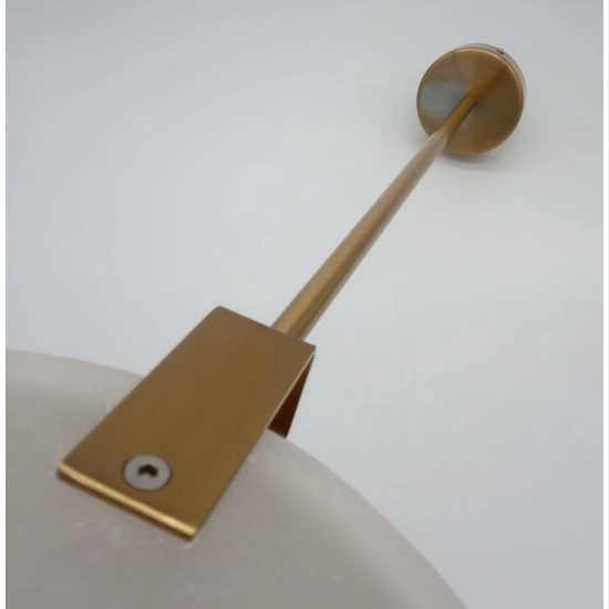 Lampa wisząca MARBLE LED marmurowo złota 24 cm ST-8950-24 Step into design