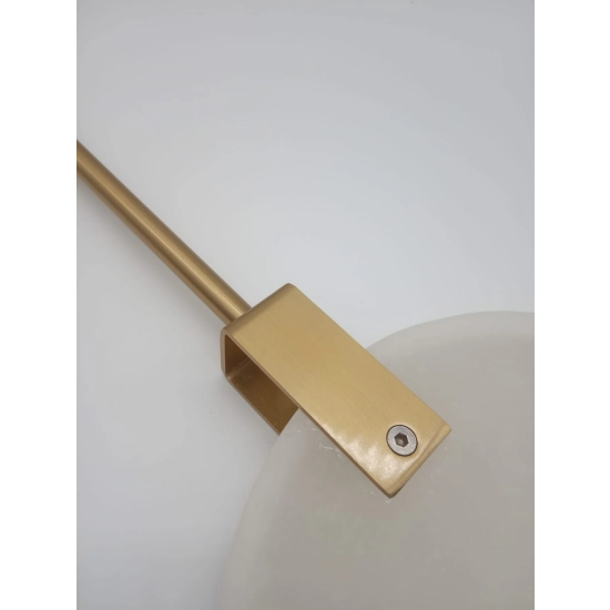 Lampa wisząca MARBLE LED marmurowo złota 24 cm ST-8950-24 Step into design