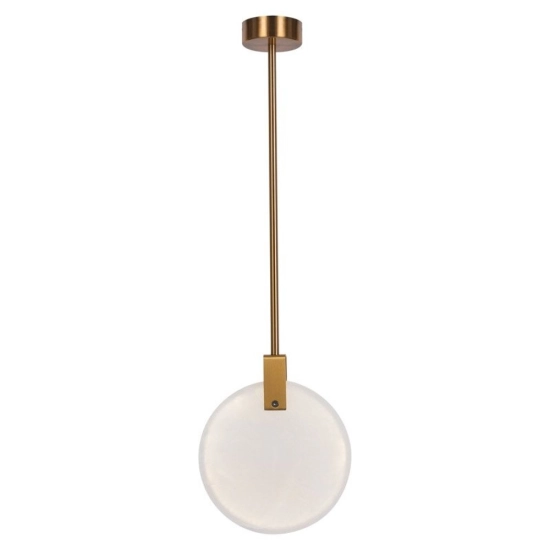 Lampa wisząca MARBLE LED marmurowo złota 30 cm ST-8950-30 Step into design