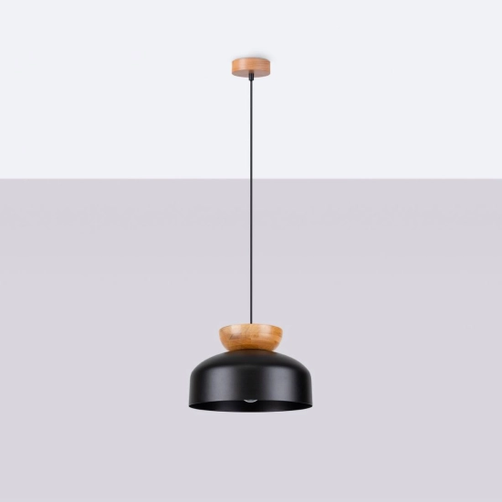 Lampa wisząca MARION czarna SL.1351 SOLLUX LIGHTING