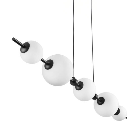 Lampa wisząca MILA czarna 140 cm ST-CP241222-5L Step into Design