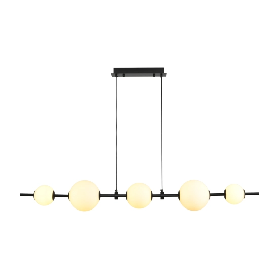 Lampa wisząca MILA czarna 140 cm ST-CP241222-5L Step into Design