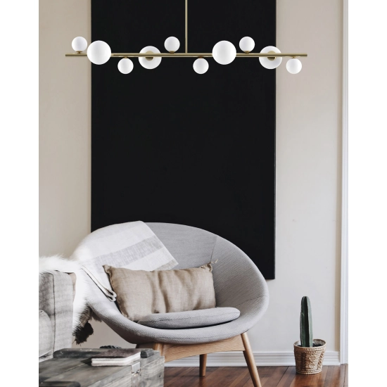 Lampa wisząca MILKY DROP złota 120 cm MP0097-10 Step into design