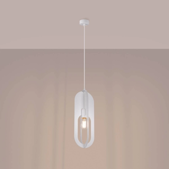 Lampa wisząca NICUS 1 biała SL.1360 SOLLUX LIGHTING