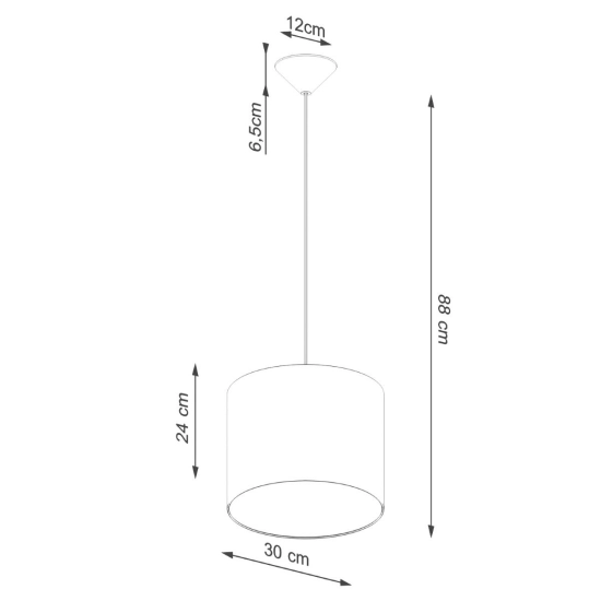 Lampa wisząca NOVA 40 biała SL.1404 SOLLUX LIGHTING