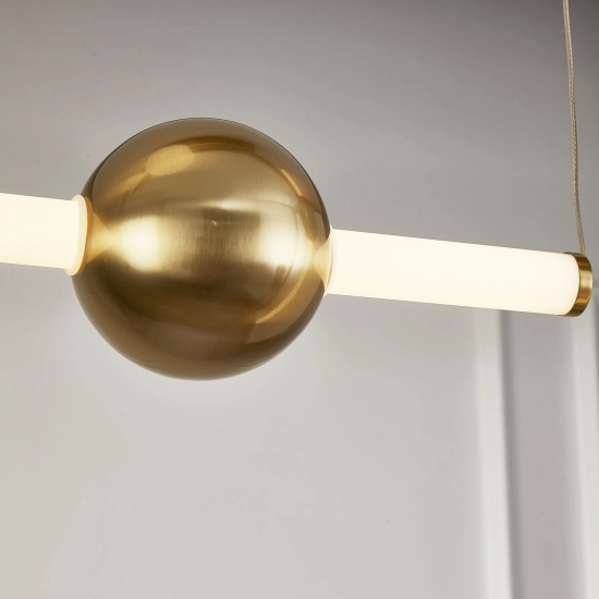 Lampa wisząca O-LINE L-4 LED mosiądz 110 cm ST-1691L-4 Step into design