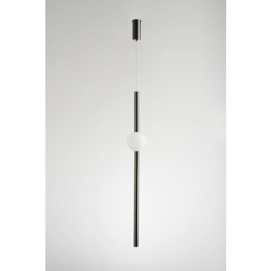 Lampa wisząca O-LINE LED 63 cm czarna ST-1689S-BK Step into design
