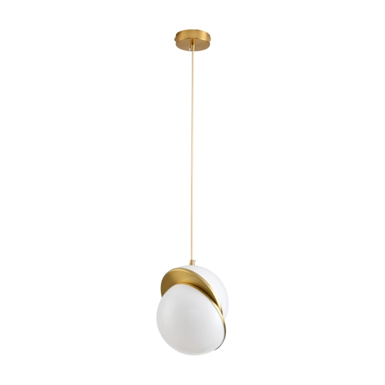 Lampa wisząca ORBITA biało złota 20 cm DP0067-200 Step into design