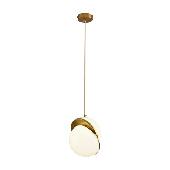 Lampa wisząca ORBITA biało złota 25 cm DP0067-250 Step into design