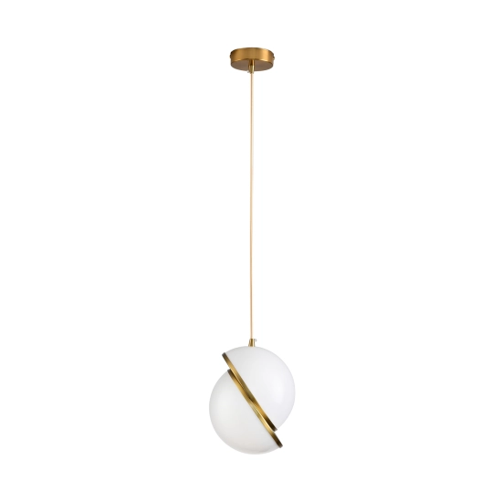 Lampa wisząca ORBITA biało złota 25 cm DP0067-250 Step into design