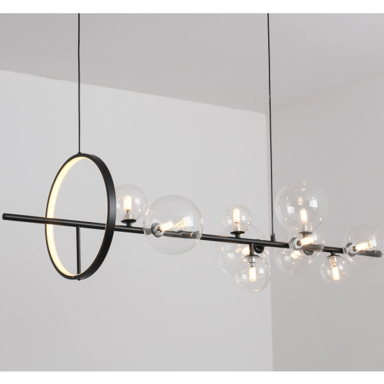 Lampa wisząca ORION LONG-120 czarna 120 cm MP0084-L1200 Step into design