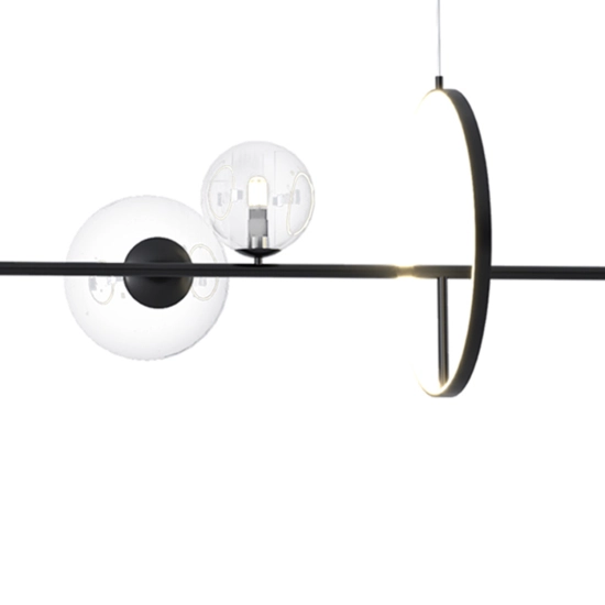 Lampa wisząca ORION LONG-90 czarna 90 cm MP0084-L900 Step into design