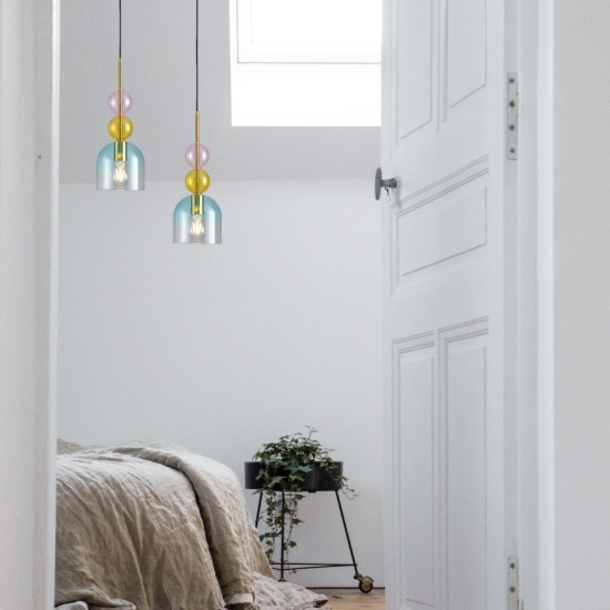 Lampa wisząca PASTELLO BLUE kolorowa 15 cm ST-DN345A Step into Design