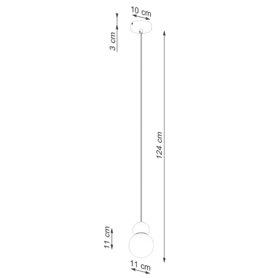 Lampa wisząca PEKKA 1 biała/naturalne drewno SL.1390 SOLLUX LIGHTING