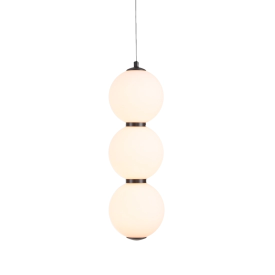Lampa wisząca PERLA LED czarna 12 cm ST-CP231222-3L black Step into Design