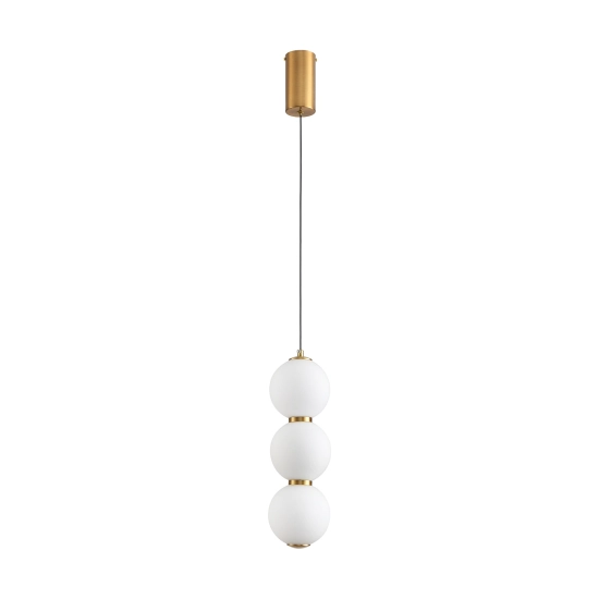 Lampa wisząca PERLA LED złota 12 cm ST-CP231222-3L gold Step into Design