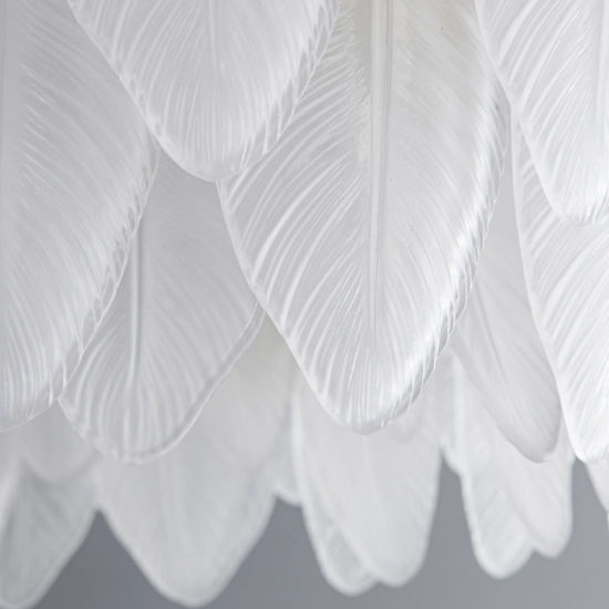 Lampa wisząca PIUMA LONG biała 100 cm ST-6289-10C Step into design