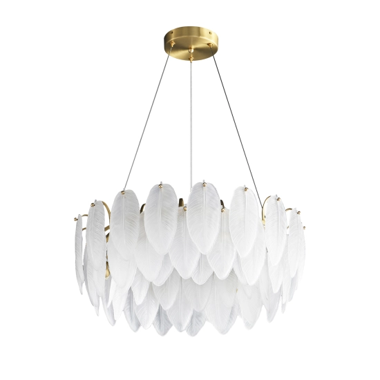 Lampa wisząca PIUMA biała 60 cm ST-6289-6 Step into design