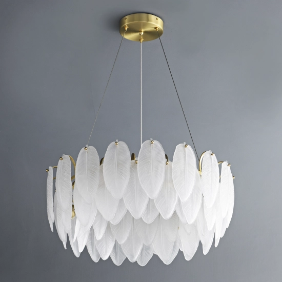 Lampa wisząca PIUMA biała 60 cm ST-6289-6 Step into design