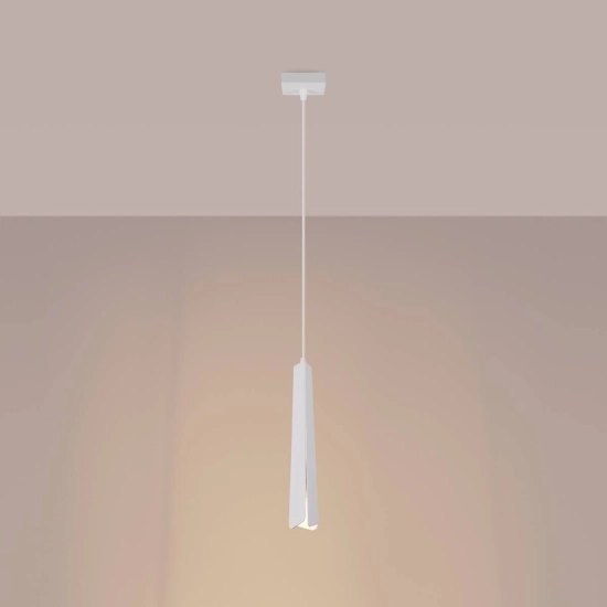 Lampa wisząca PRYSM 1 biała SL.1397 SOLLUX LIGHTING