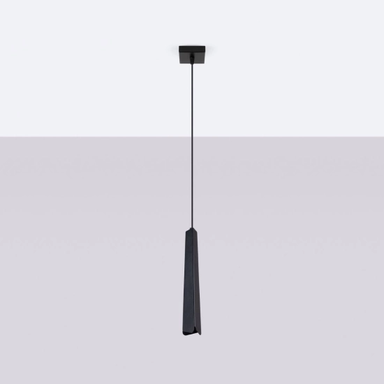 Lampa wisząca PRYSM 1 czarna SL.1400 SOLLUX LIGHTING