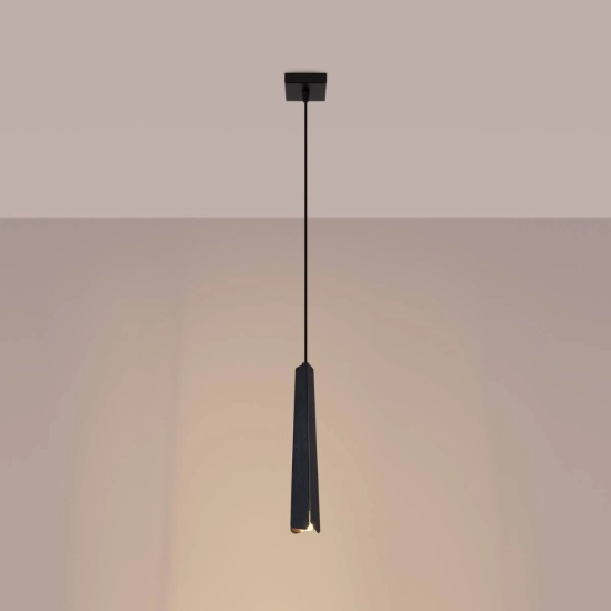 Lampa wisząca PRYSM 1 czarna SL.1400 SOLLUX LIGHTING