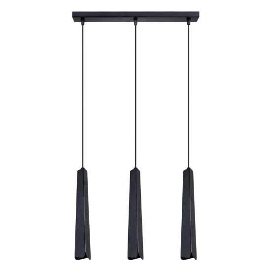 Lampa wisząca PRYSM 3L czarna SL.1402 SOLLUX LIGHTING