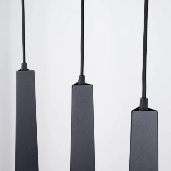 Lampa wisząca PRYSM 3L czarna SL.1402 SOLLUX LIGHTING