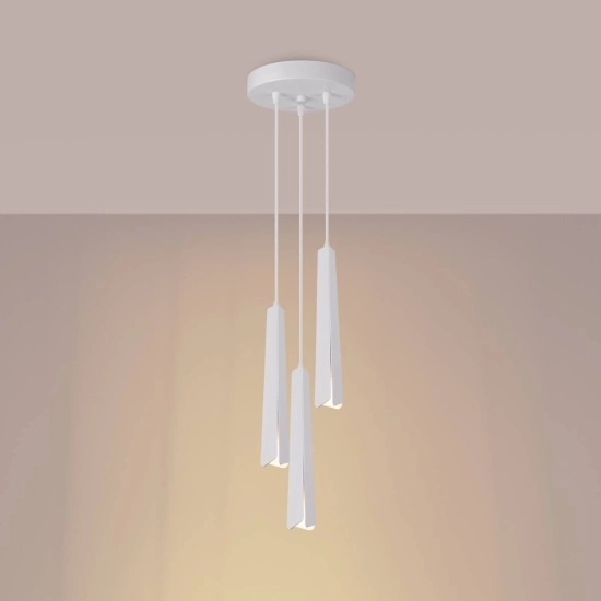 Lampa wisząca PRYSM 3P biała SL.1398 SOLLUX LIGHTING
