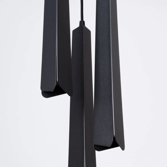 Lampa wisząca PRYSM 3P czarna SL.1401 SOLLUX LIGHTING