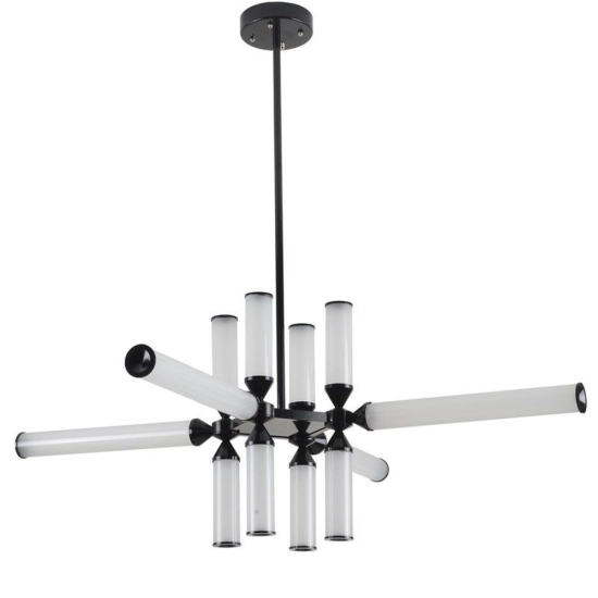Lampa wisząca QUADRO-12 LED czarna RH115-12P Step into design