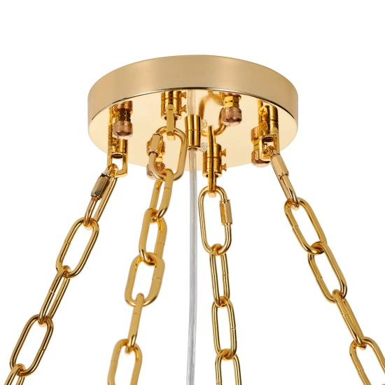 Lampa wisząca REA złota 80 cm DN923-80 Step into design