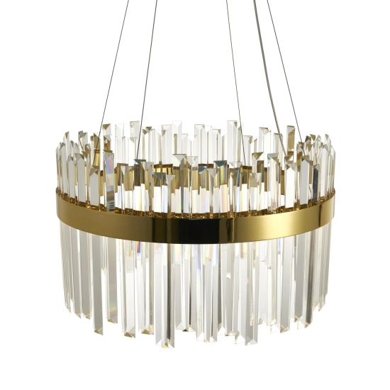 Lampa wisząca ROYAL LED kryształowa złota 50 cm ST-1088-50 Step into design
