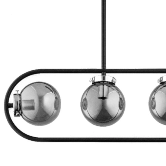 kinkiecik.pl Lampa wisząca SARAN CHROM 4 PŁ 62160 ALFA