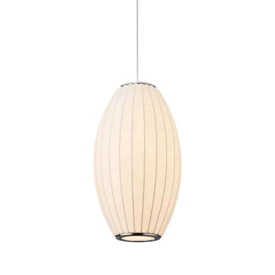 Lampa wisząca SILK BARREL biała 50 cm ST-2335-20 Step into design